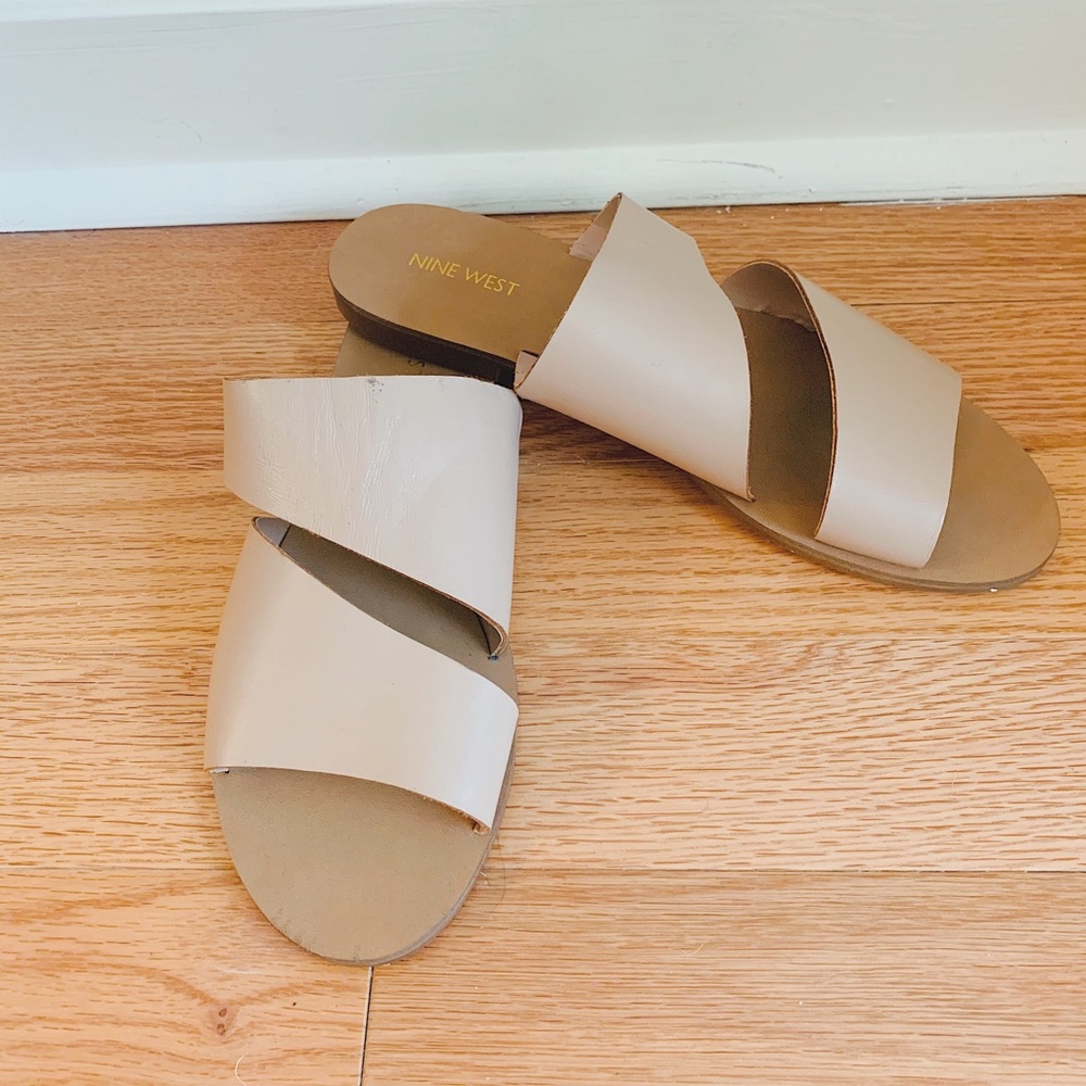 Nine West Nude/Beige Sandals